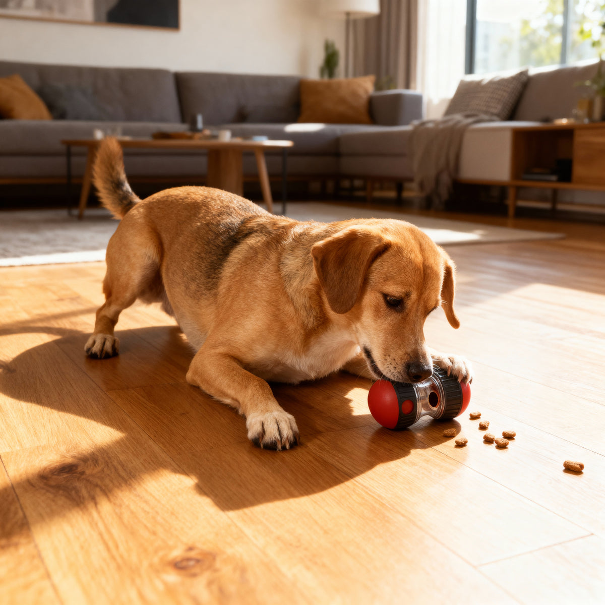 Jouet pour chien Casse-tête d'intelligence avec friandise – SnackSpinner Stimulation mentale et Alimentation anti-glouton