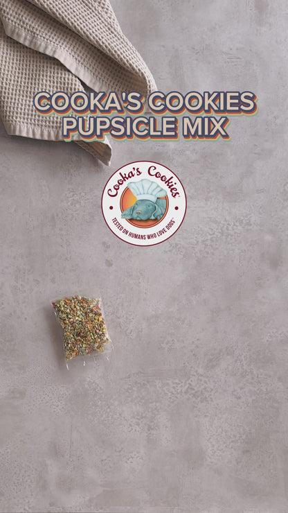 Cooka’s Cookies Préparation pour glace – 100 g de glace pour chien à faire soi-même, rafraîchissante, délicieuse, saine, sans sucre
