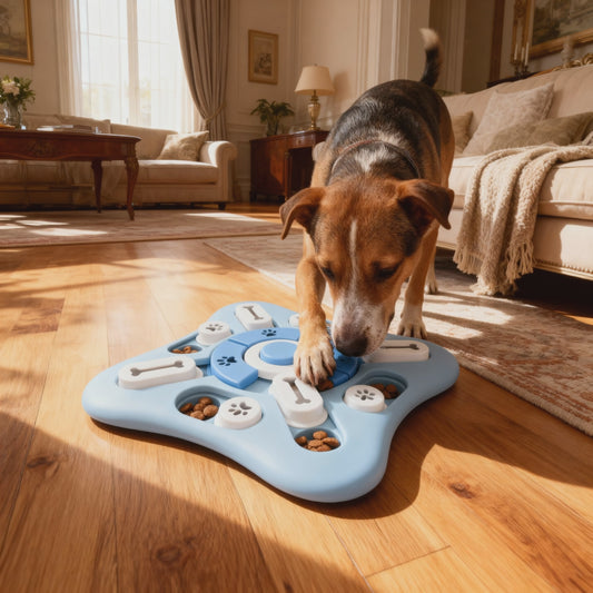 NeuroTwist Hondenpuzzel - intelligentie hondenspeelgoed: denkwerk, speurzin en concentratievermogen - stimuleert rust en focus, activeert het speurinstinct, meervoudige uitdaging