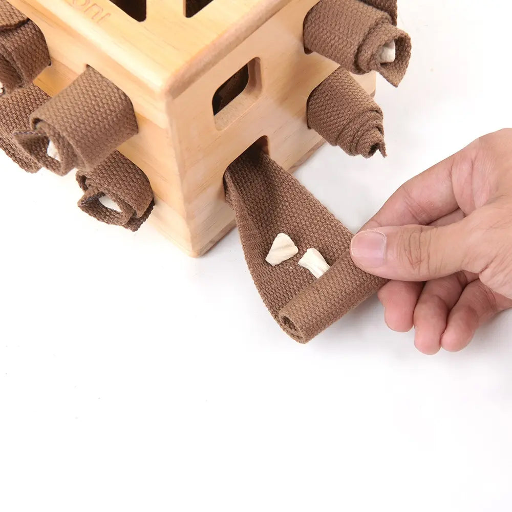 Snuffle Rubik's Cube hondenpuzzel - Betrokkenheid creëren - Vermaken - Toegevoegde waarde bieden