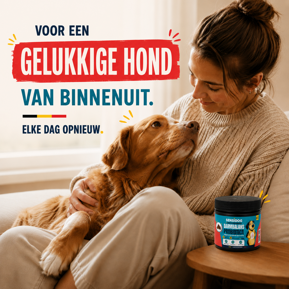 SensiDog Darmbalans Probiotica – 180g