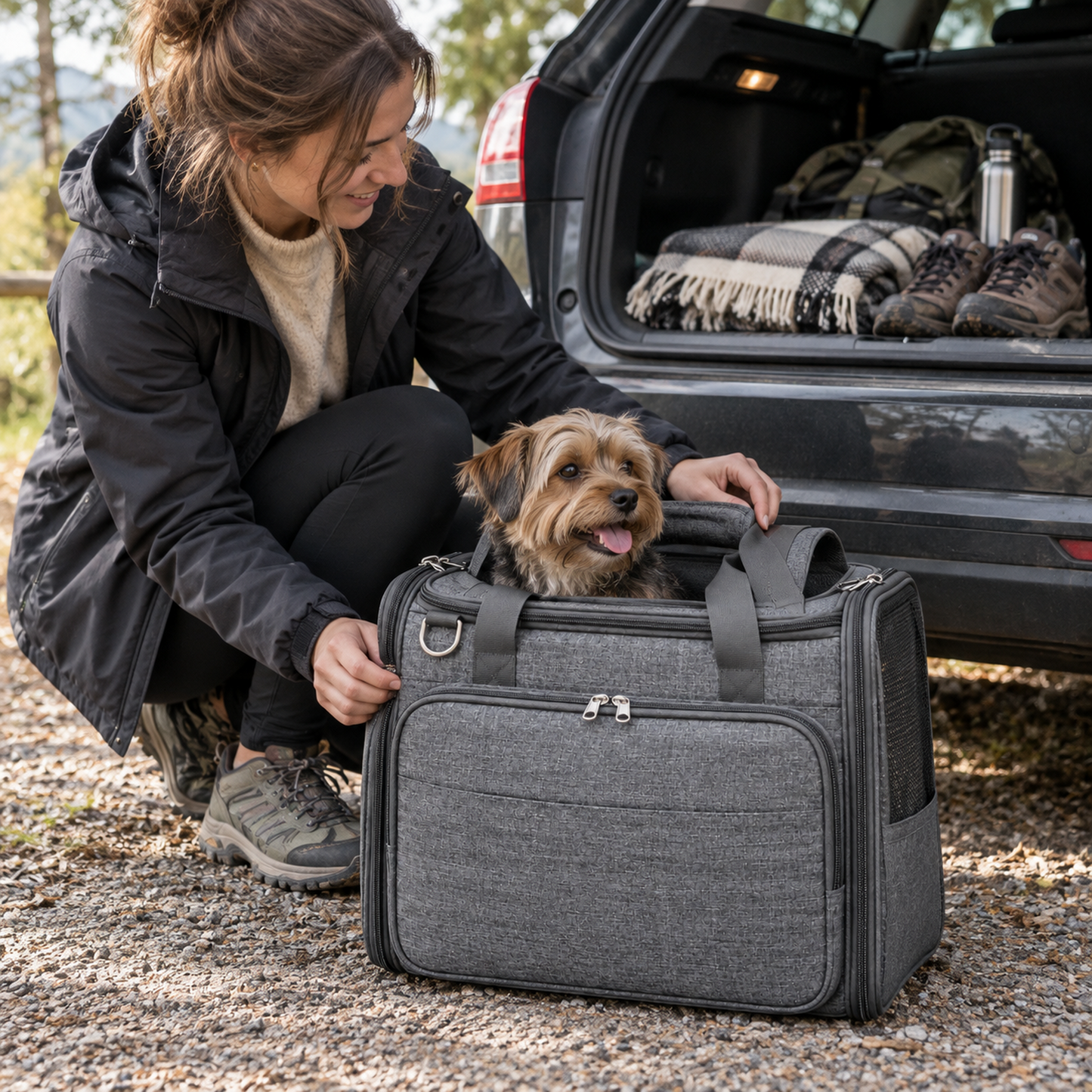 Sac de transport GoTogether pour petits chiens – jusqu'à 8 kg