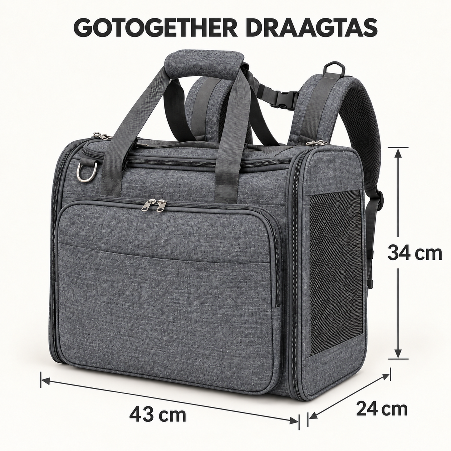 Sac de transport GoTogether pour petits chiens – jusqu'à 8 kg