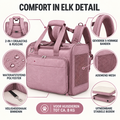Sac de transport GoTogether pour petits chiens – jusqu'à 8 kg