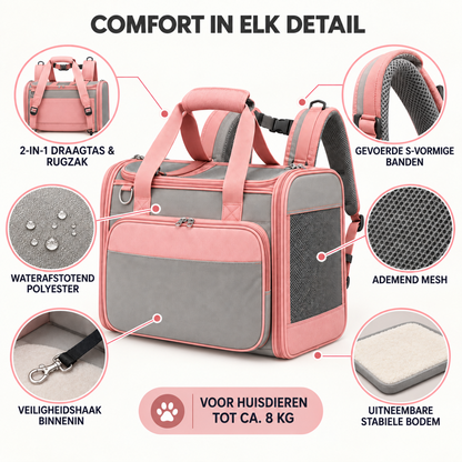 Sac de transport GoTogether pour petits chiens – jusqu'à 8 kg