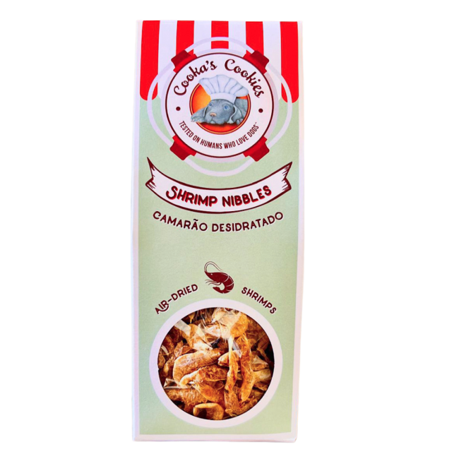 Cooka’s Cookies Schrimp Nibbles (crevettes séchées à l’air) – 45 g